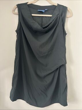 Simply Vera Vera Wang Sleeveless Cowl Neck Tunic in Dark Green